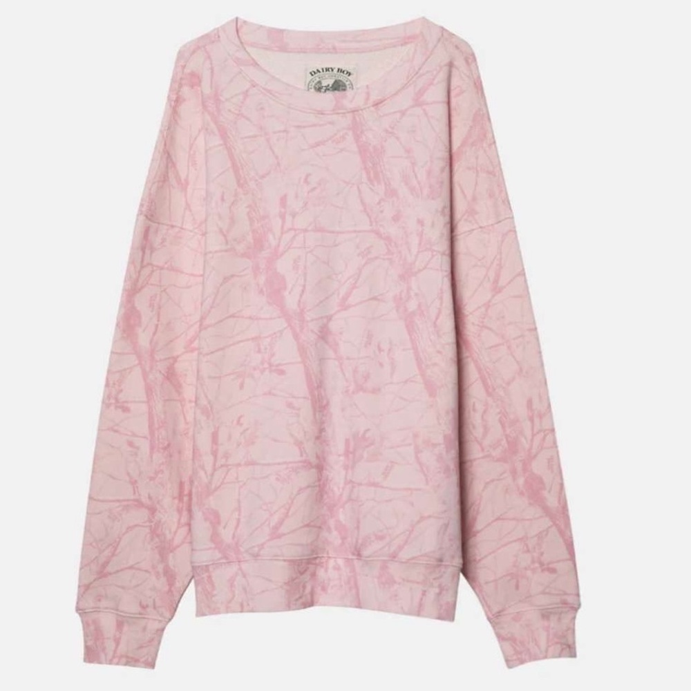 PINK DAIRY BOY CREWNECK
